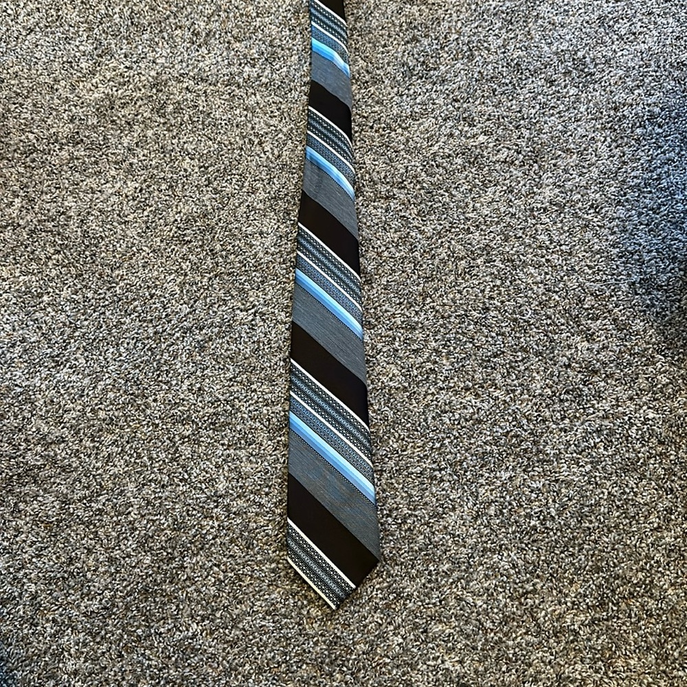 Oleg Cassini by Burma Striped Vintage Tie
